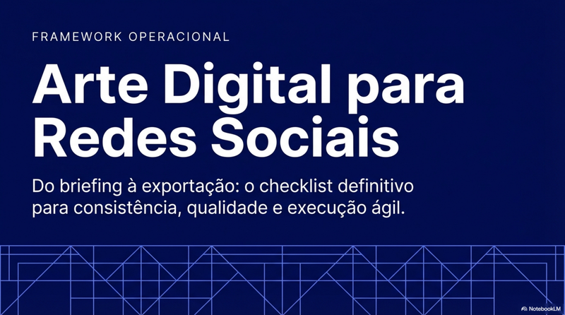 Checklist: Arte para Redes Sociais